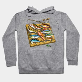 Colorful Fishing Lures Hoodie